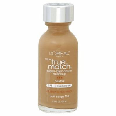L'Oreal Paris True Match Super-Blendable Liquid Makeup, Buff Beige (2-Pack)
