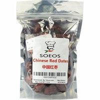 Soeos Big Dried Red Dates, Chinese Red Dates , Healthy Food, Healthy Snacks, Hongzao, 12 oz.