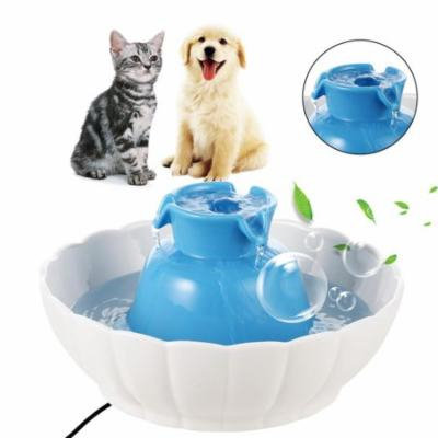 Hascon 2.1L Water Fountain Electric Water Dispenser for Dogs Cats