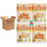 Whisps Parmesan & Cheddar Cheese Crisps, 2.12 oz Bags, 2 of Each Flavor +