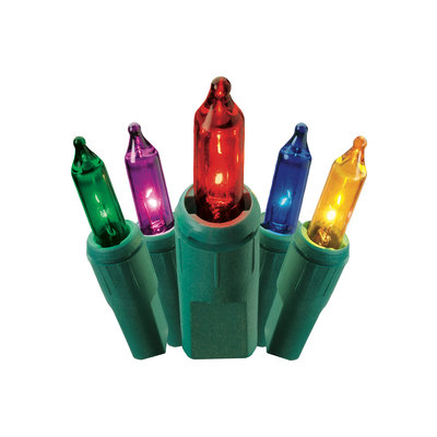 GE 100 ct. Miniature Clear String Along Light Set - FRONT PROFIT INTERNATIONAL LTD