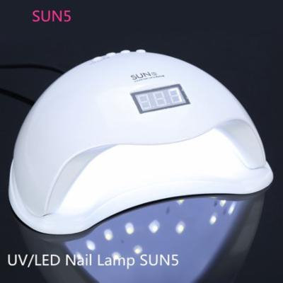 Yosoo 48W LED Nail Dryer - Double light source Nail Lamp Curing LED Gel Nail Polish, Professional for Nail Art at Home and Salon