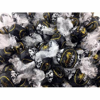 Lindt LINDOR 60% Extra Dark Chocolate Truffles, Black Wrap (Pack of 2 Pounds)