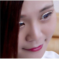Smarit Voice Control LED Eyelashes F.Lashes Luminous Eyelid Tape Glowing False Eye lashes