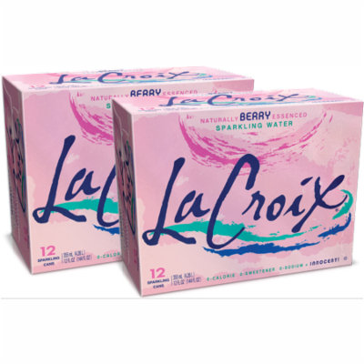 LaCroix Sparkling Water, Berry, 12 Fl Oz, 24 Ct