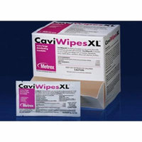 CaviWipes Surface Disinfectant Box of 50, Manual Pull, Individual Packet, 6 Pack (300 Total)