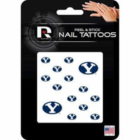 BYU NAIL TATTOOS