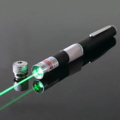100mW Green Laser Pointer Presentation Pen Visible Beam up to 6000FT Stargazing Office, Classroom, Home, FREE Removable Kaleidoscope Lens