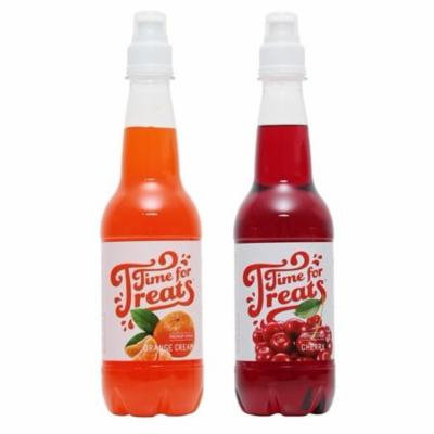 Victorio Time for Treats Snow Cone Syrup 2 Pack Bundle Orange Cream and Cherry