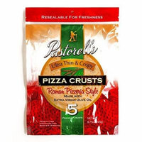 Pastorelli Ultra-Thin and Crispy Pizza Crust 8.75 oz each (4 Items Per Order)