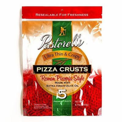 Pastorelli Ultra-Thin and Crispy Pizza Crust 8.75 oz each (4 Items Per Order)