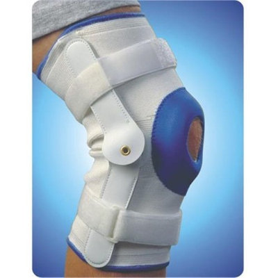Living Health Products AZ-74-3636-XL Deluxe Compression Knee Support with Hinge Extra Large