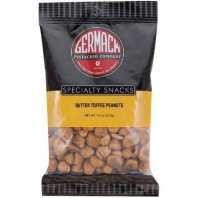 Germack Pistachio Company Specialty Snacks Butter Toffee Peanuts 12 oz, pack of 1