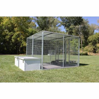 X2 K9 Condos 4' X 8' Multiple Kennels + Dog House Combination
