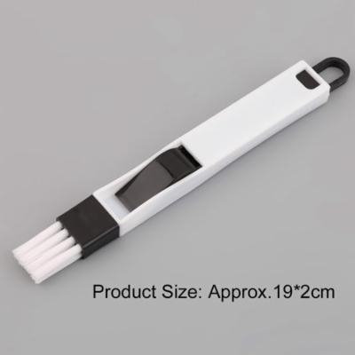 2 In 1 Multifunction Portable Computer Keyboard Window Groove Cleaning Brush Home Nook Cranny Cleaning Tool