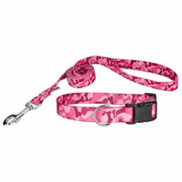 Country Brook Design® Pink Bone Camo Deluxe Collar & Leash