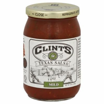 Clints Texas Mild Salsa 16.0 OZ (Pack of 6)