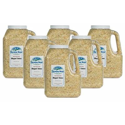Harmony House Foods Dehydrated Chopped Onions (58 oz. Gallon Size Jug) - Set of 6