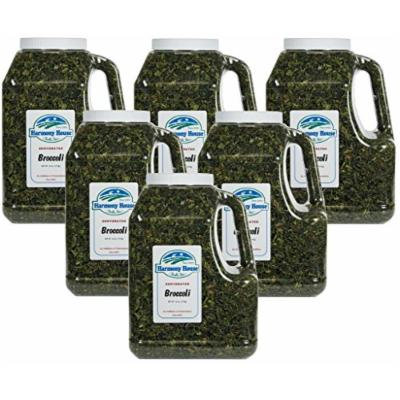 Harmony House Foods Dried Broccoli Flowerets (32 oz Jug) - Set of 6