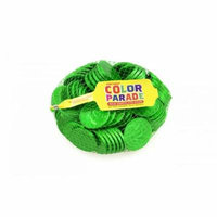 Fort Knox Milk Chocolate 1.5-inch Coins - Green Foil, 1 LB