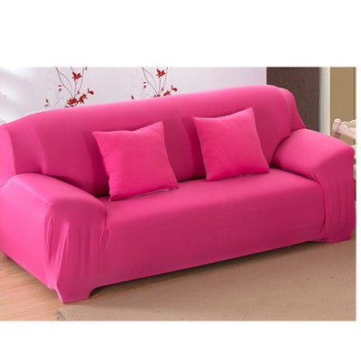 Yosoo Sofa Covers Elastic Anti Wrinkle Couch Covers, Solid Color Stylish Loveseat Sofa Cover Anti-Mite Pet Dog Cat Protector Cover Fit Many 35-90 inch Sofas