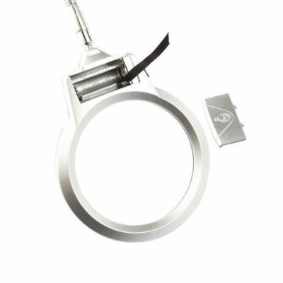 New Arrival Measuring Tools Led-Illuminated Clip-On Desk Metal Hose Magnifier Magnifying Glass Loupe
