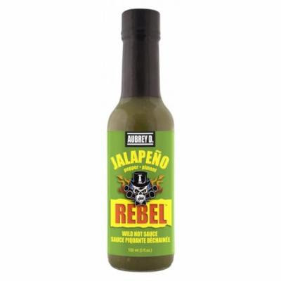 Aubrey D. Rebel Jalapeno Hot Sauce, 150ml