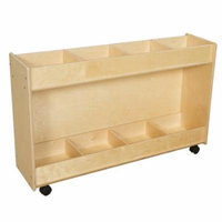 Contender C74415F Mobile Book Organizer, Assembled