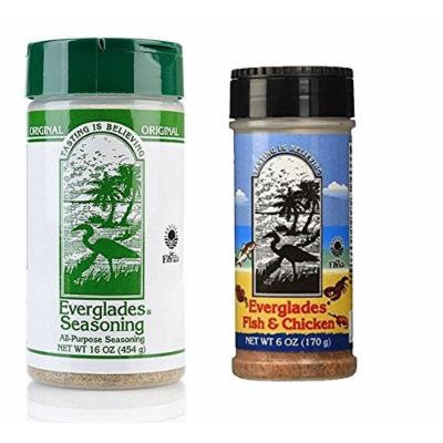 Everglades Seasoning 16 oz All Purpose 6oz Fish & Chicken Seafood Poultry BBQ Spices