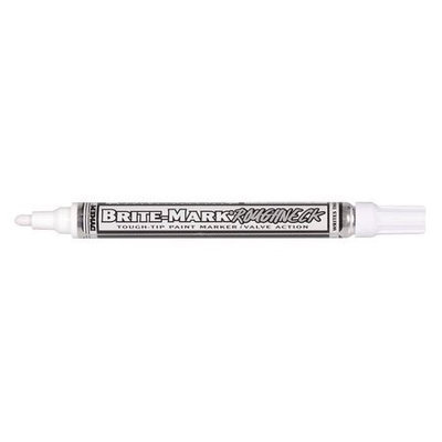 Dykem Paint Marker (White, 3/32 in Tip). Model: 84203