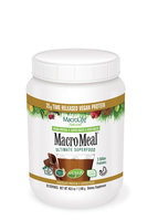 MacroMeal Vegan Chocolate 28 Serving Macrolife Naturals 37 oz Powder