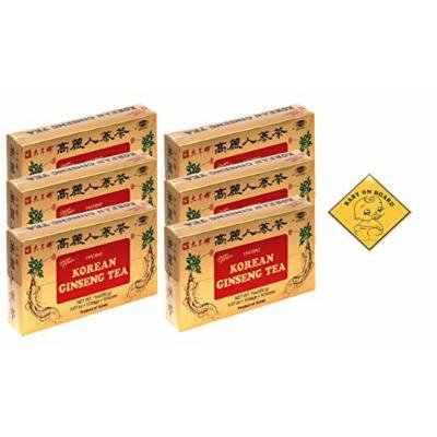 Prince of Peace Korean Ginseng Tea(instant) 0.07 Oz X 10 Bags X 10 Boxes (6)