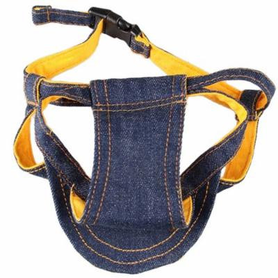 Pet Dog Baseball Cap,Legendog Dog Sun Cap Breathable Denim Visor Hat Ear Holes for dogs
