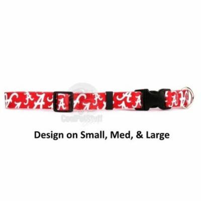 Alabama Crimson Tide Nylon Collar - Large