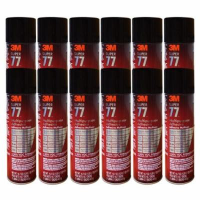 QTY 12 3M 7.3 oz SUPER 77 SPRAY Glue Multipurpose Bond Adhesive for Drywall