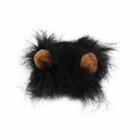 Lovely Pet Costume Lions Mane Wig for Cat Halloween Christmas Party Dress Up With Ear Pet Apparel Cat Fancy Dress