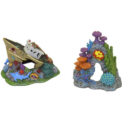 Aqua Culture Large Aquarium Ornament, Assorted