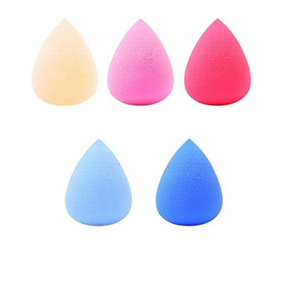 5PCS Cute Makeup Puff Waterdrop Beauty Cosmetic Sponge Soft Smooth Clean Blender
