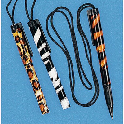 Safari Pen on a Rope (1 dz) - Fun Express - 8/146