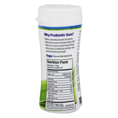 Pure Probiotic Chewing Gum, 30 Ct