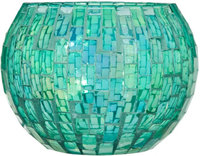 Home Essentials & Beyond Inc Home Essentials & Beyond 4.5-inch Mosaic Decorative Bowl (Green)