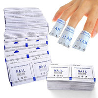 Bluelans 50 Pcs Gel Polish Remover Pads Foil Nail Art Cleaner DIY Manicure Accessories