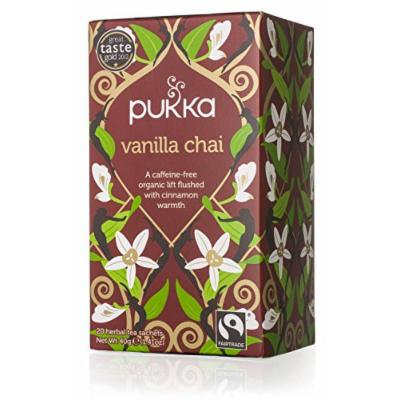 Pukka Herbal Teas Tea - Organic - Vanilla Chai - 20 Bags - Case of 6