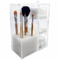 Ikee Design Acrylic Makeup Brush Holder & Cosmetic Organizer