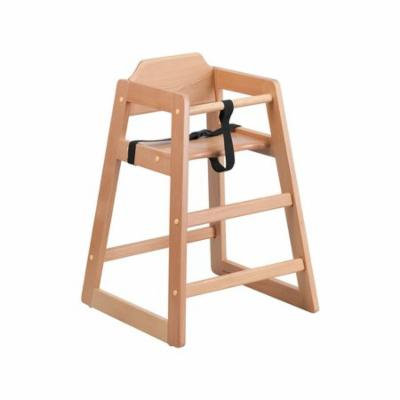 Offex Hercules Series Natural Wood Stackable Baby High Chair