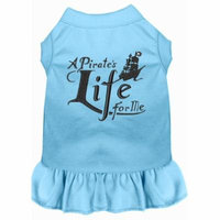 A Pirate's Life Embroidered Dog Dress Baby Blue Xxl (18)