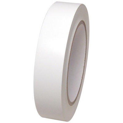 White Vinyl Tape 1 inch x 36 yd. Roll