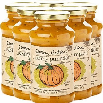 Cucina Antica Pasta Sauce, Tuscany Pumpkin,24 Ounce, 6 Count