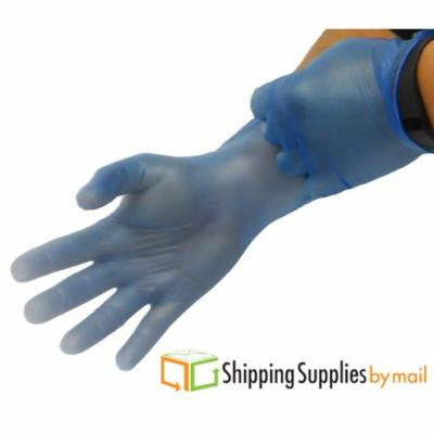 Blue Vinyl Disposable Gloves, Small 800 count by SSBM