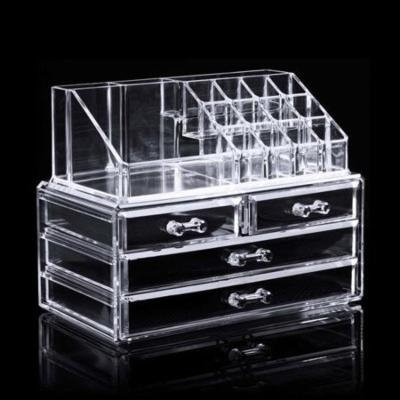 Hot sale! 3 Tiers Makeup Storage, Makeup Organizer Cosmetic Jewerly Display Box SPTE